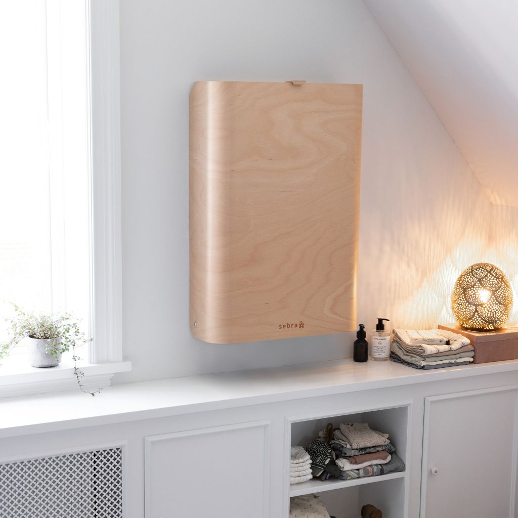 SEBRA Table à langer murale en bois FSC