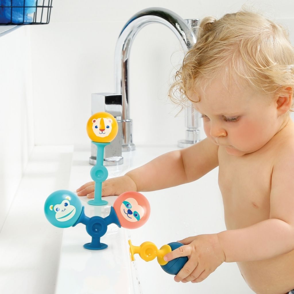 LUDI Ontwikkelingsspel Smac Pop met Zuignappen Veelkleurig