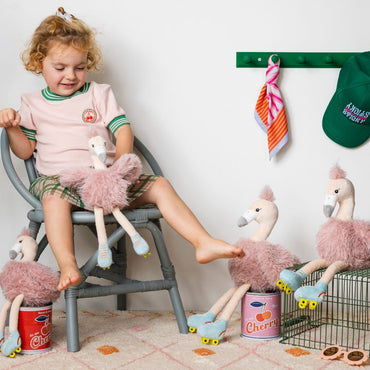 Happy Horse Peluche Flamant Rose Fame 42 cm