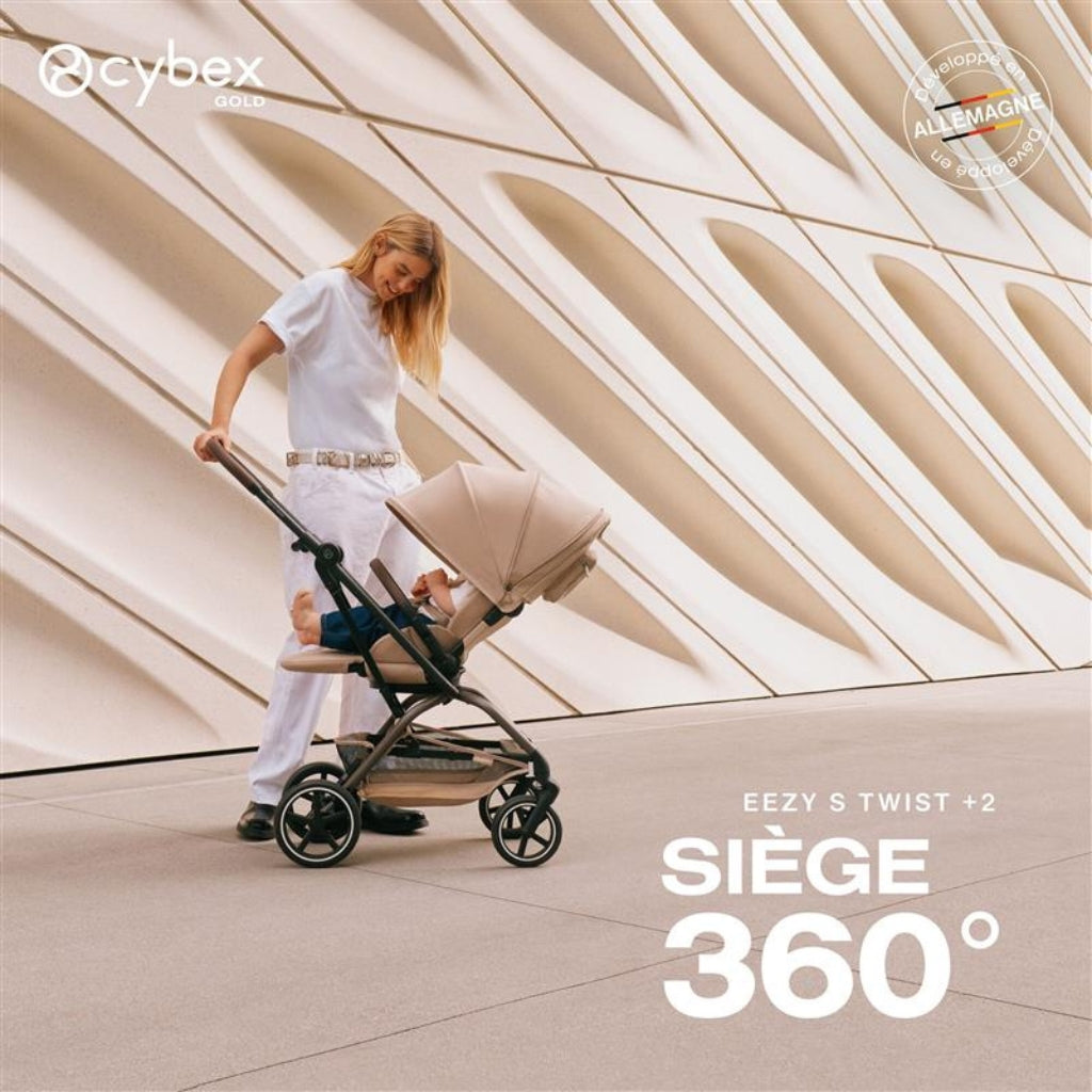 Cybex Poussette Eezy S Twist+2 Dune Grey