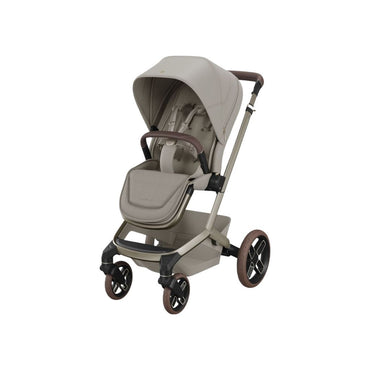 Maxi-Cosi 3-en-1 Poussette Fame Sapphire Sand + Nacelle + Pebble Slide Pro Sapphire Sand + Base Familyfix Slide Pro