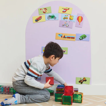 Kinderly Magnetische Puzzel Transport – 40 Stuks