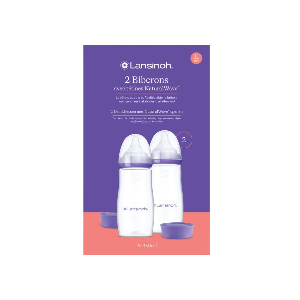 Lansinoh Zuigfles NaturalWave® 330ml - 2 stuks