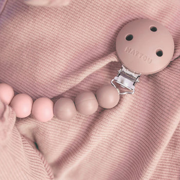 Nattou Attache-sucette Dégradé Rose