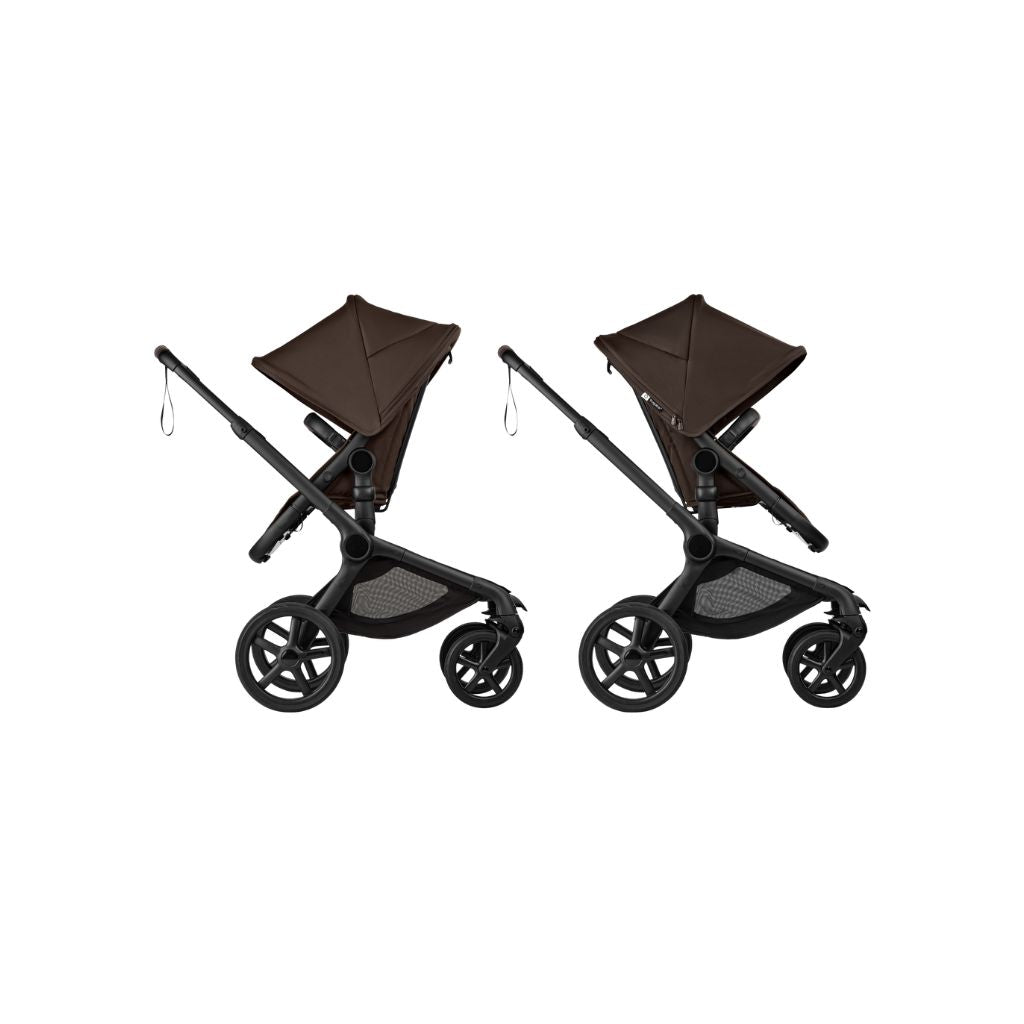 Bugaboo 2-in-1 kinderwagen Fox 5 Renew Cocoa Brown + Draagmand Cocoa Brown