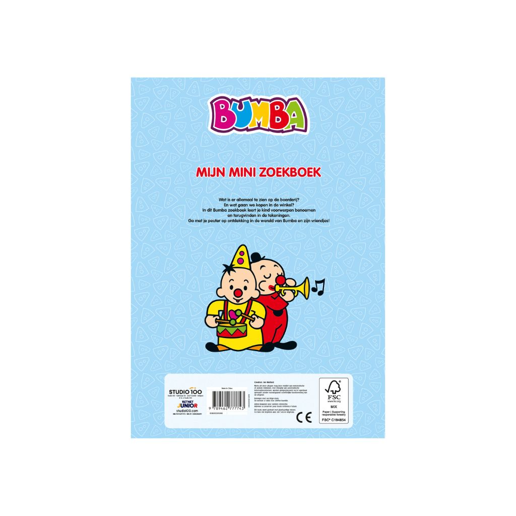 Bumba Kartonboek - Mijn Mini Zoekboek