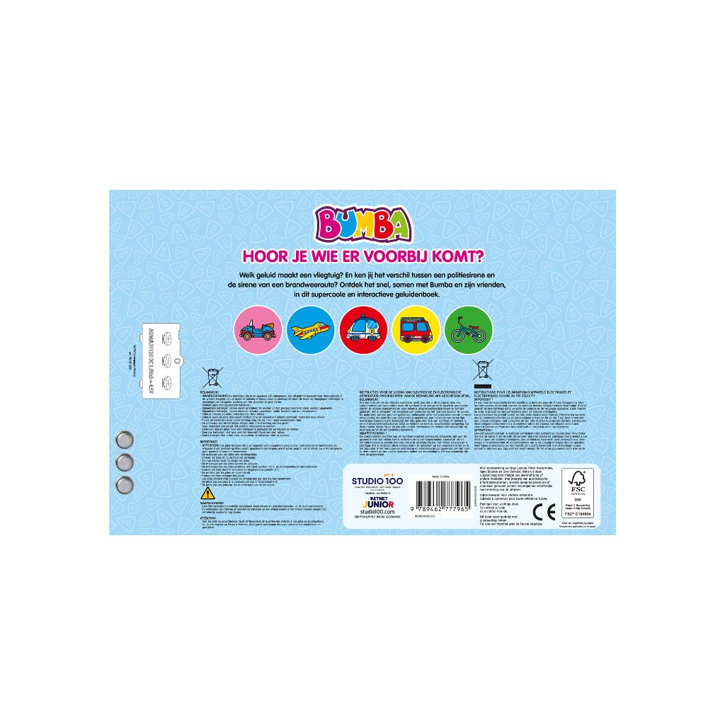 Bumba Geluidenboek - Voertuigen