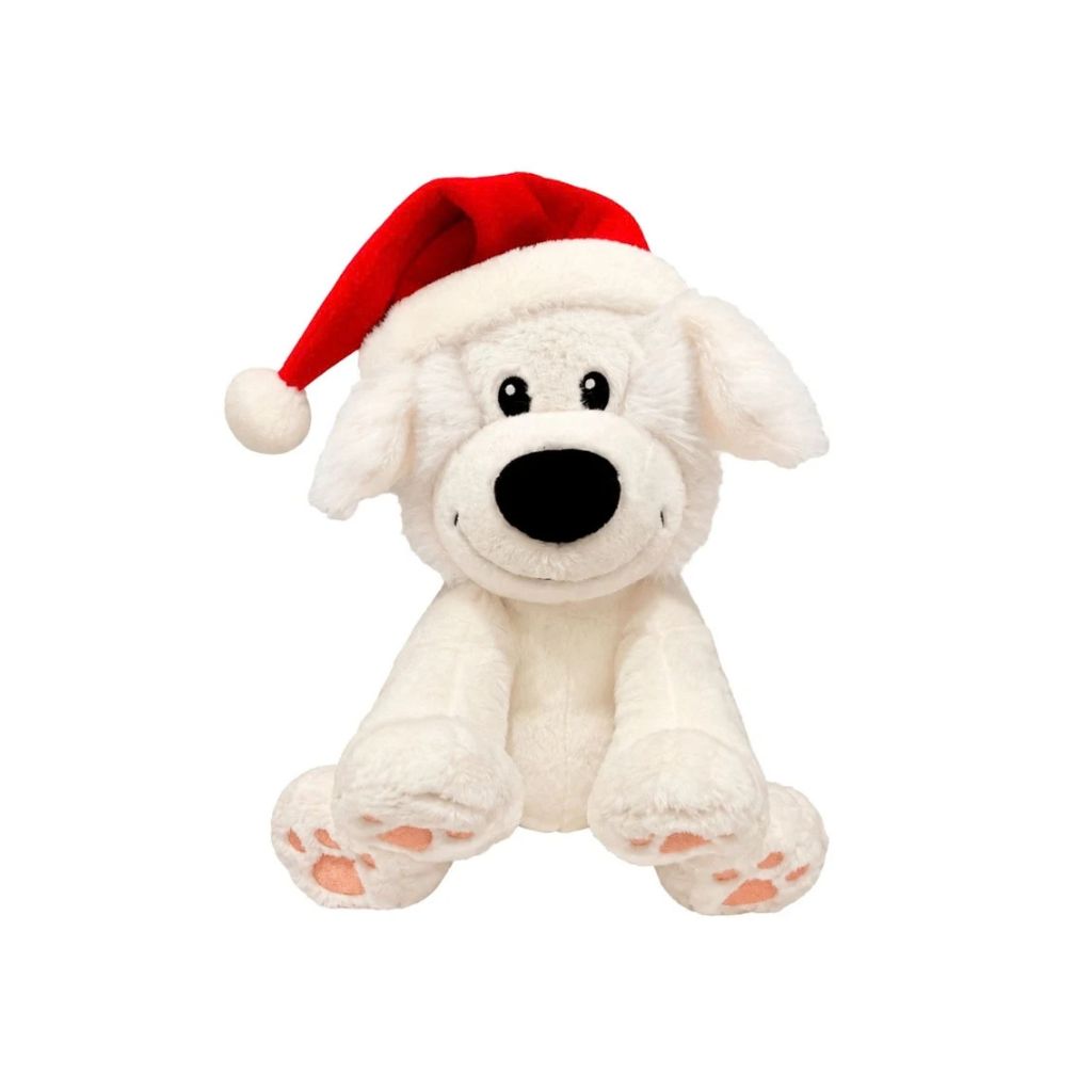 Studio 100 Samson & Marie Knuffel Met Kerstmuts Wit 30 cm