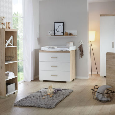 Transland Commode Hilja Eik Bordeaux Chalk-White