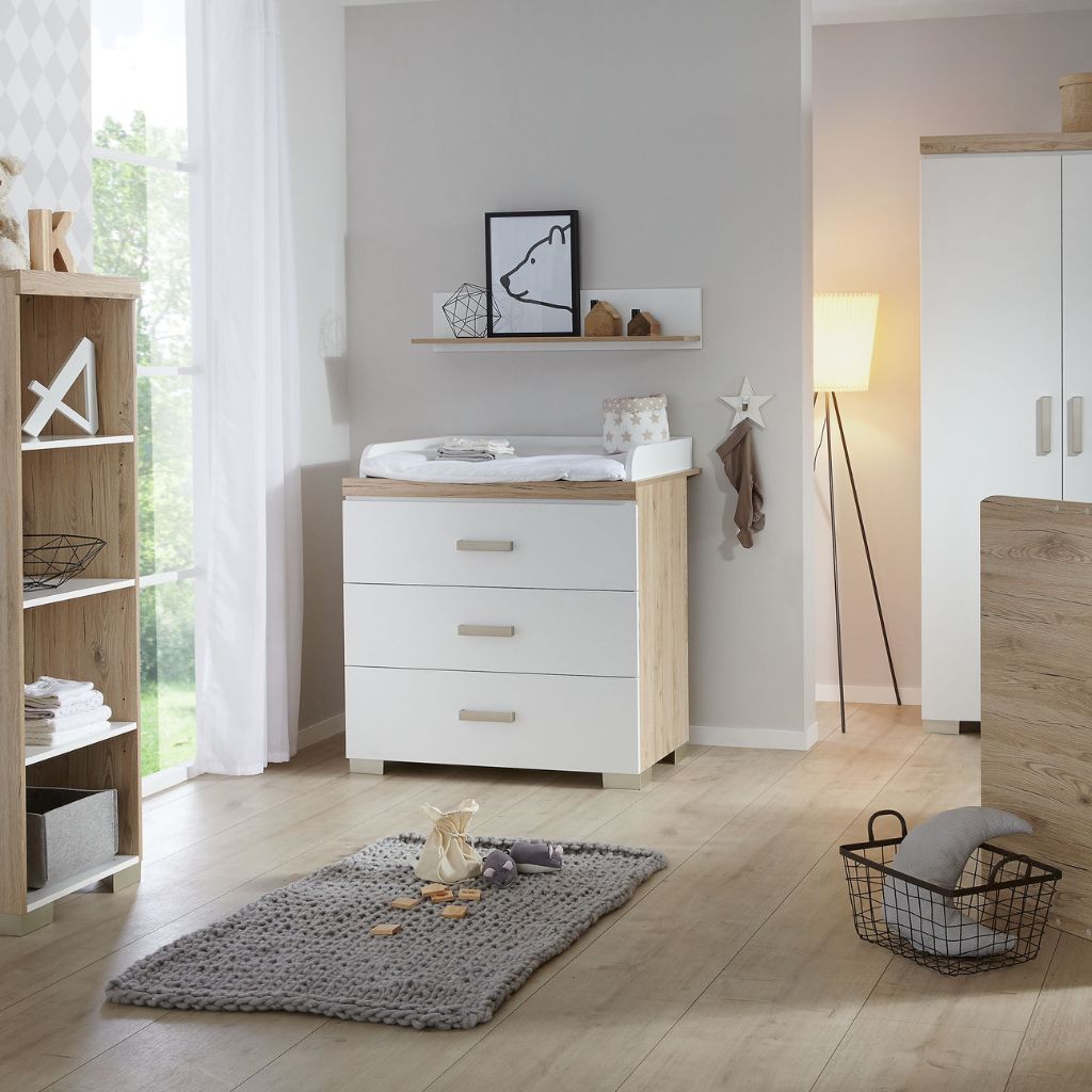 Transland Étagère Hilja Chêne de Bordeaux Chalk-White
