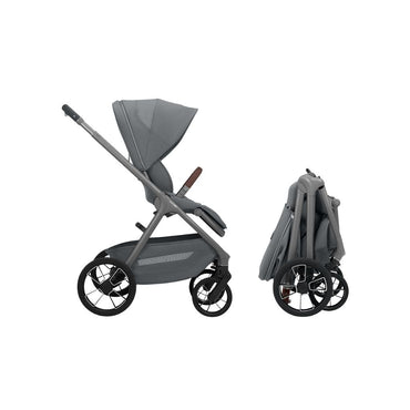 Maxi-Cosi 2-in-1 Poussette Oxford+ Moon Graphite + Nacelle Pliable Moon Graphite