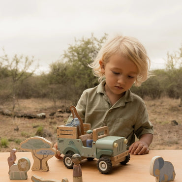 Little Dutch Jeep De Safari Avec Des Animaux Safari Friends Multi