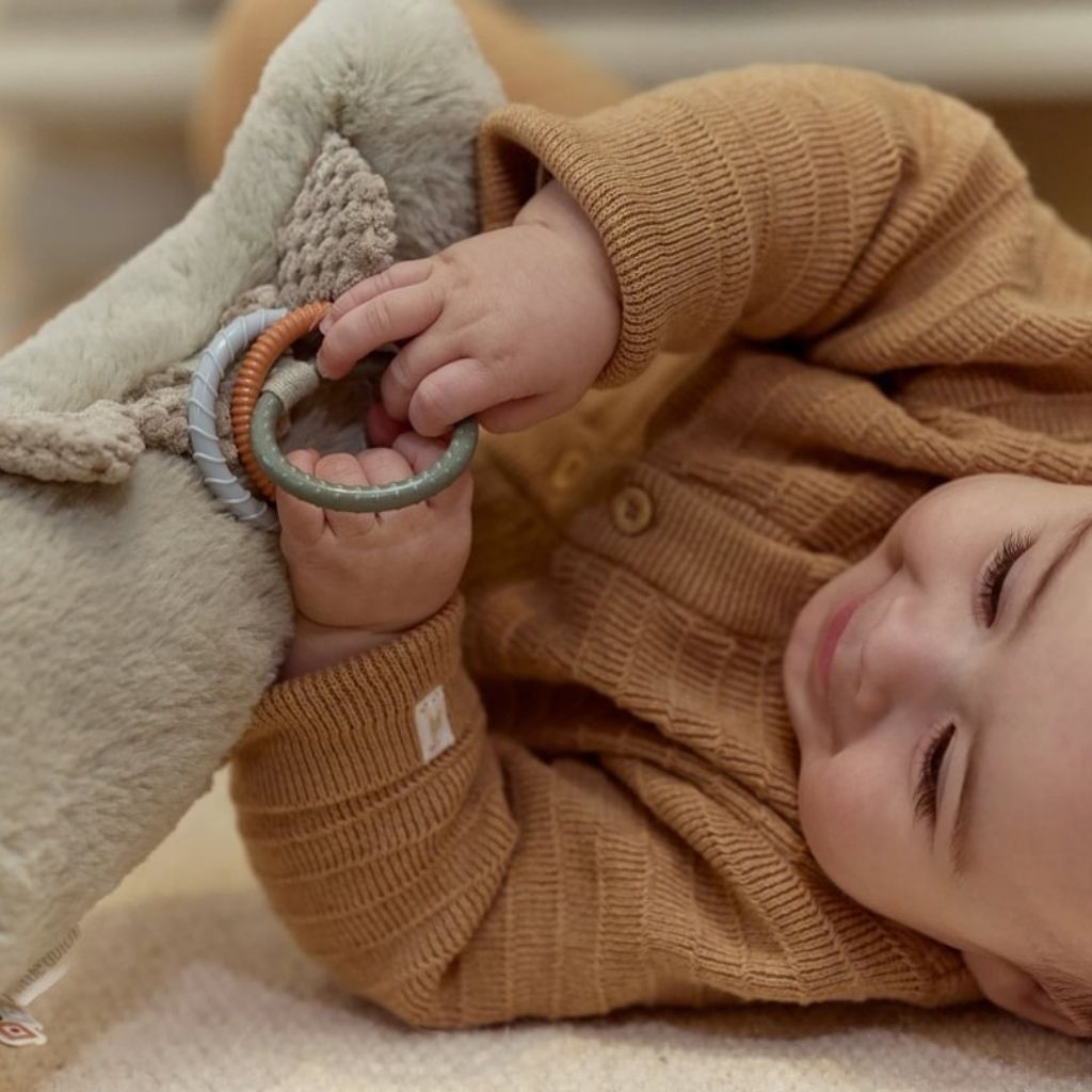Little Dutch Peluche d'activité XL Safari Friends Crocodile Vert