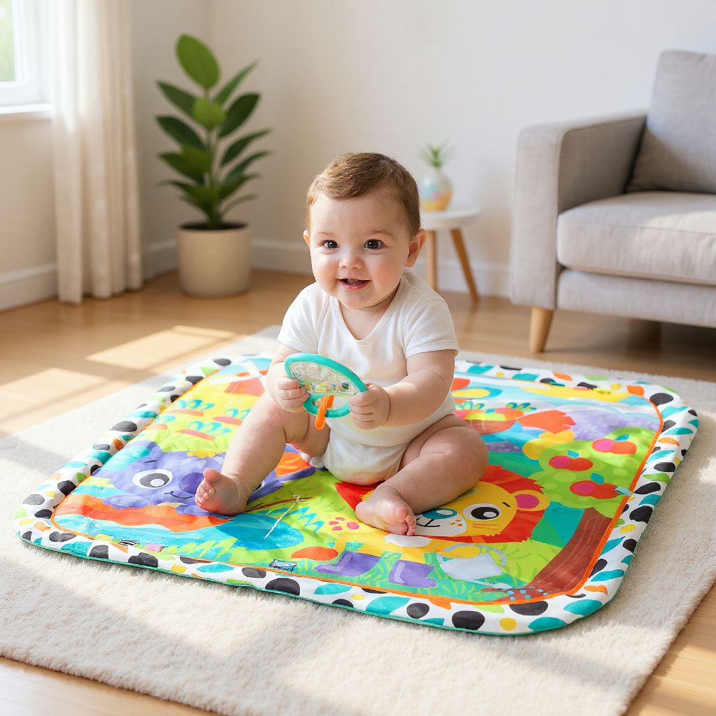 Playgro Speeltapijt Giggly Garden Musical Gym