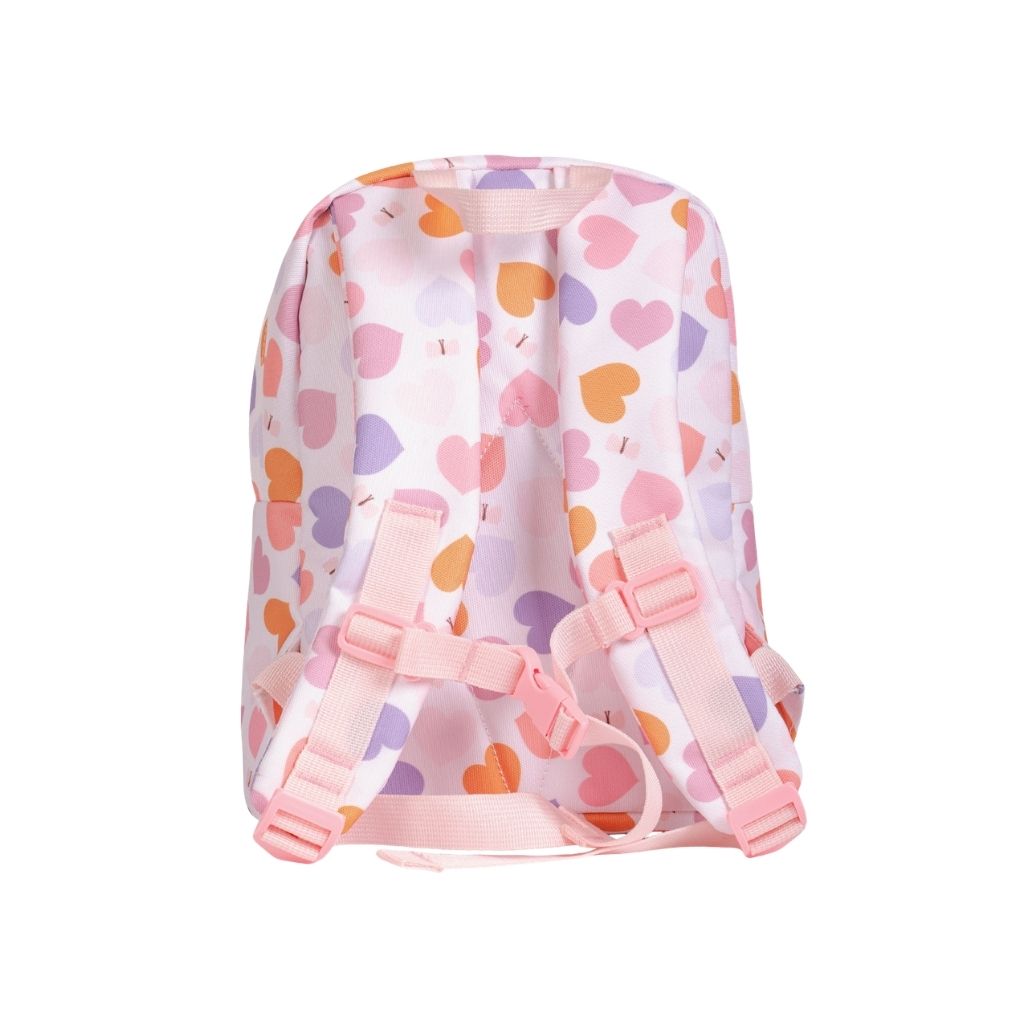 A Little Lovely Company Petit Sac à Dos Hearts Roze