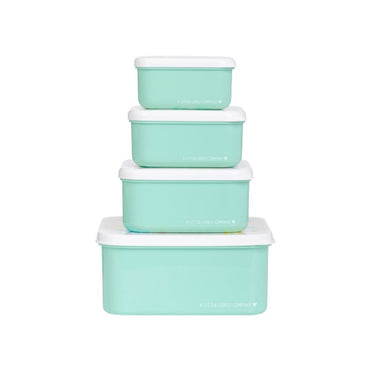A Little Lovely Company Lunch & Snack Box Set Jungle – 4 stuks
