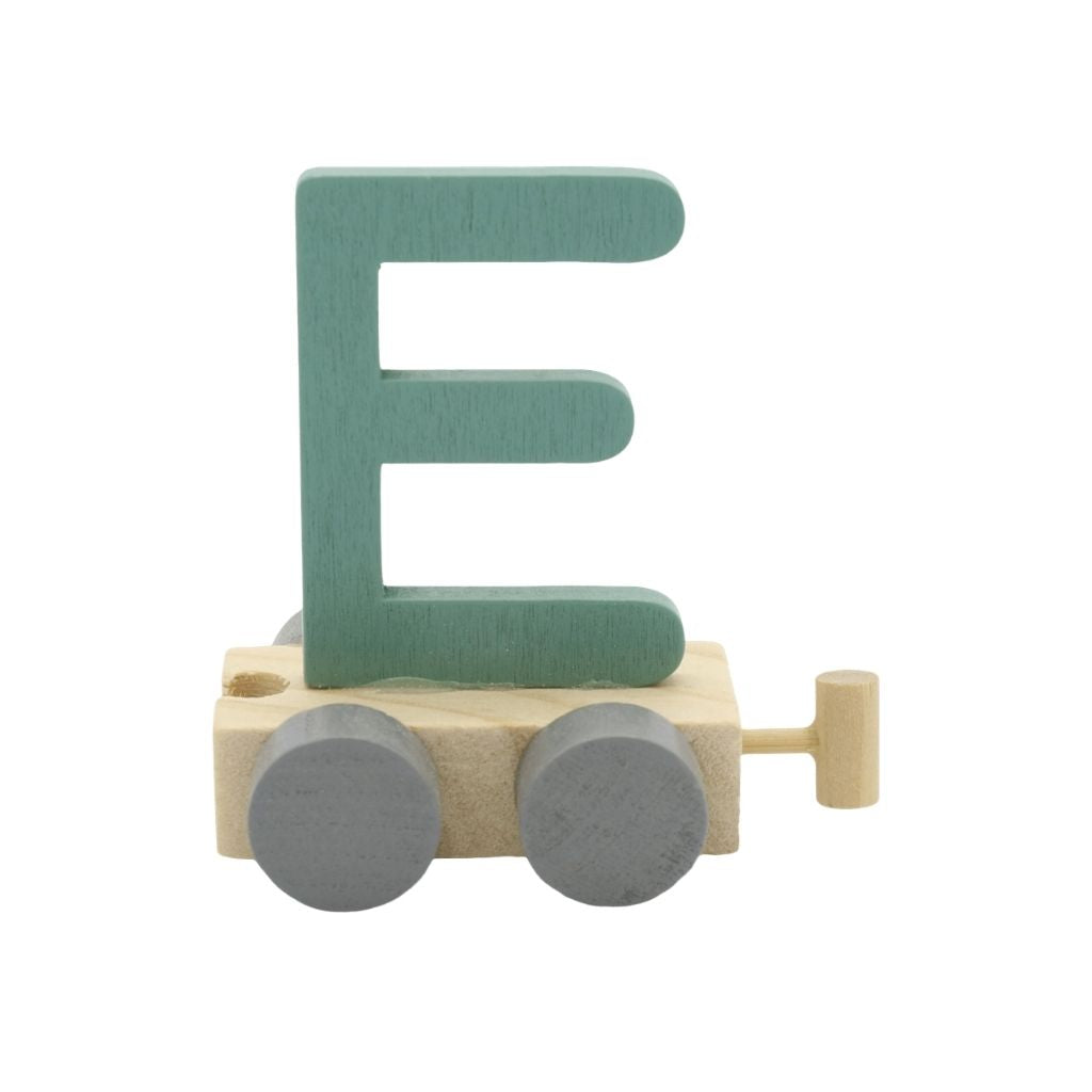 JEP! Lettre Train E Green Bois