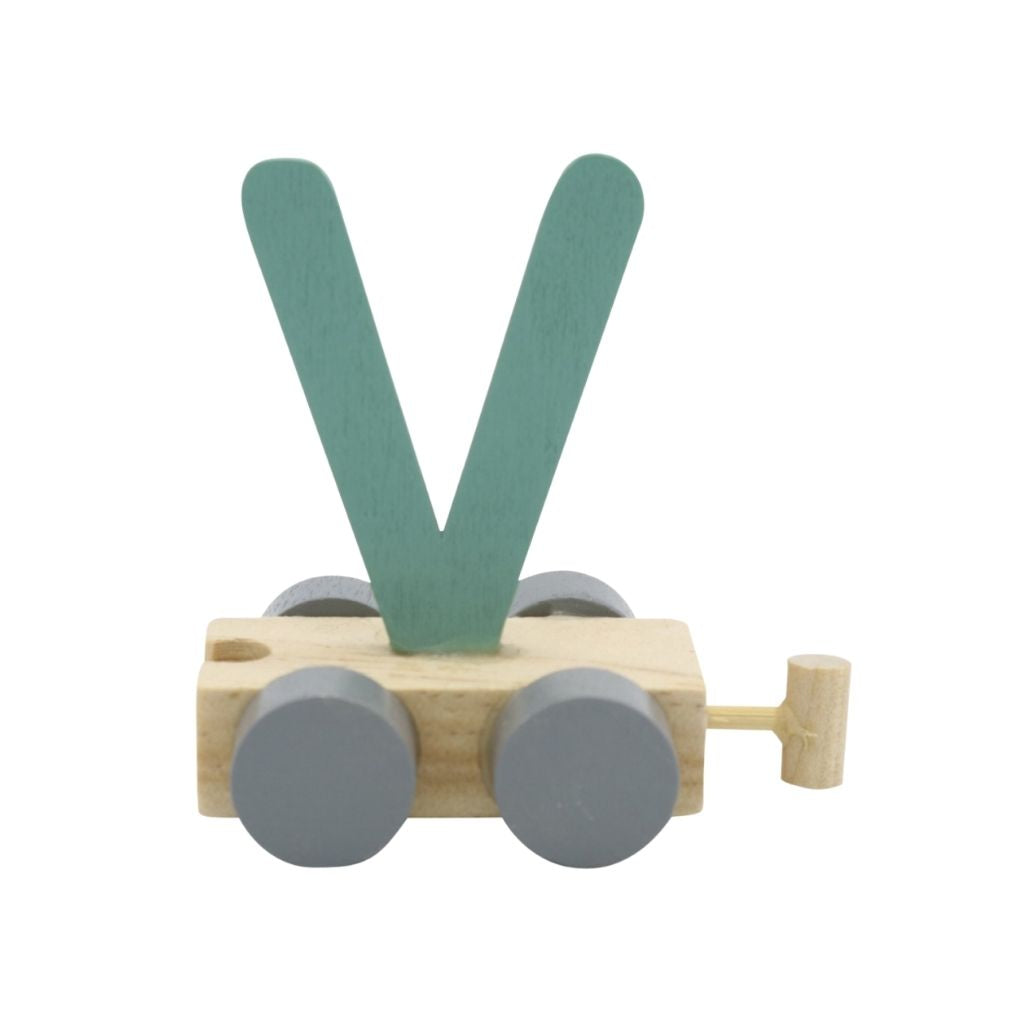 JEP! Lettre Train V Green Bois