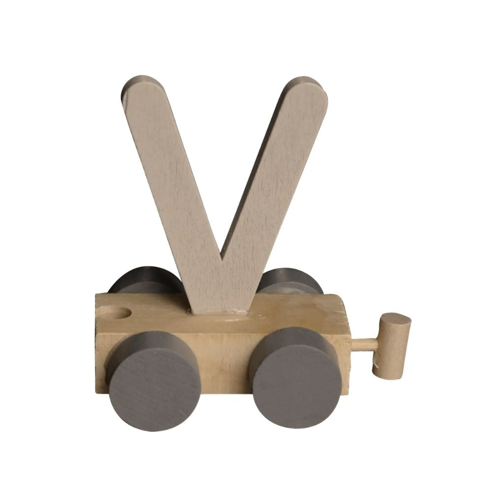 JEP! Lettre Train V Sand Bois