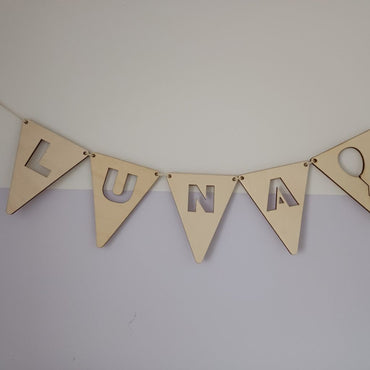 JEP! Lettervlagje A Wood