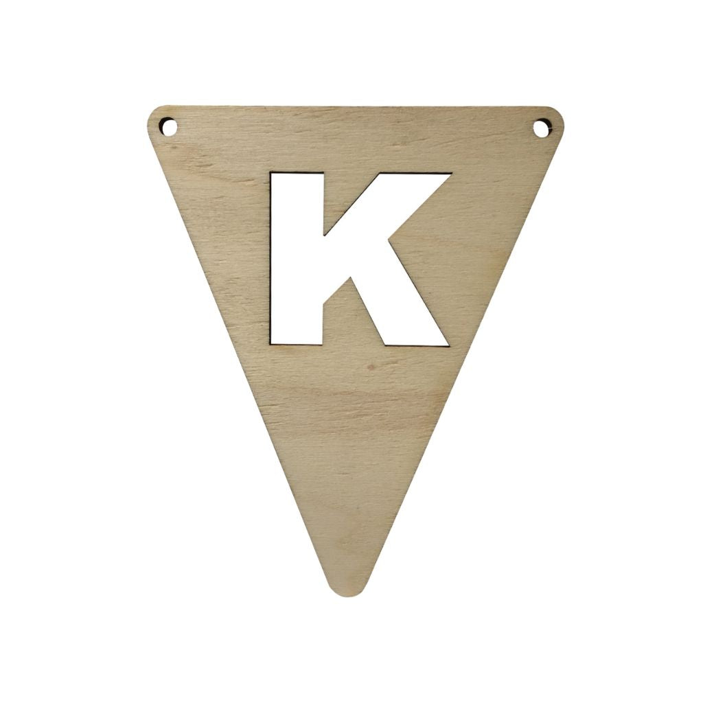 JEP! Lettervlagje K Wood