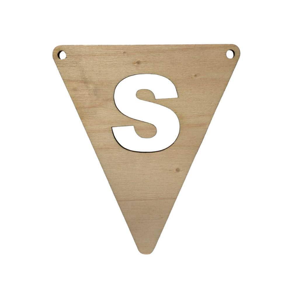 JEP! Lettervlagje S Wood