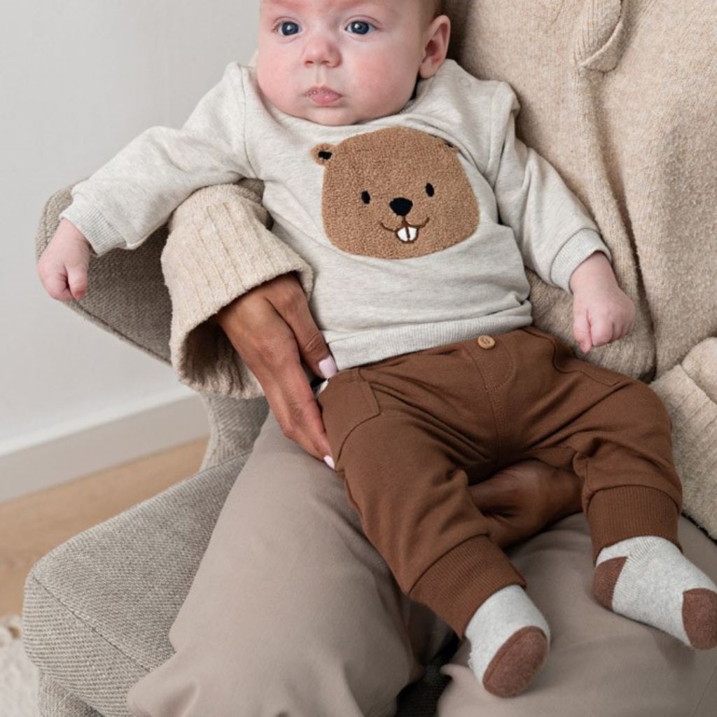 Feetje Sokken Tiny Timber Tales Jongens Gray Melange