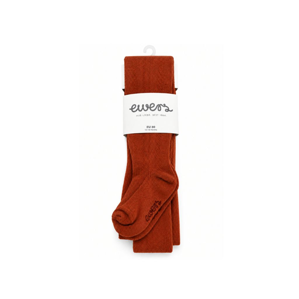 94025/0319 Collant, basic, uni toffee (roest), m80