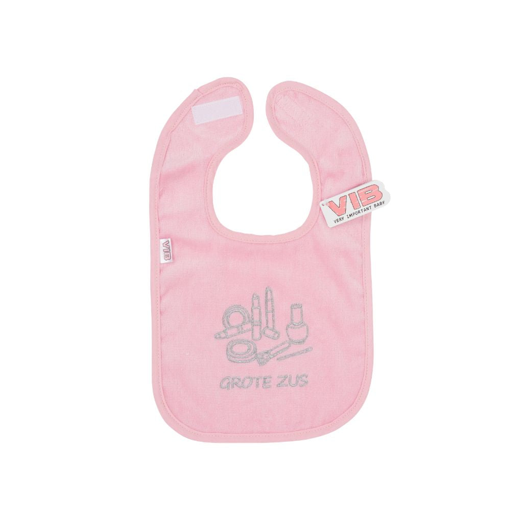 VIB Slabbetje "Grote Zus" met Make-Upset Pink