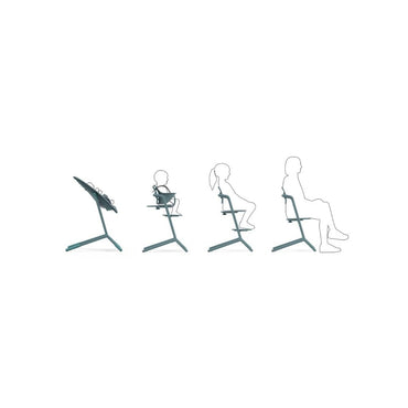 Cybex Chaise Haute Lemo 4-in-1 Stone Blue