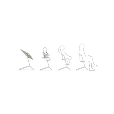 Cybex Chaise Haute Lemo 4-in-1 Sand White