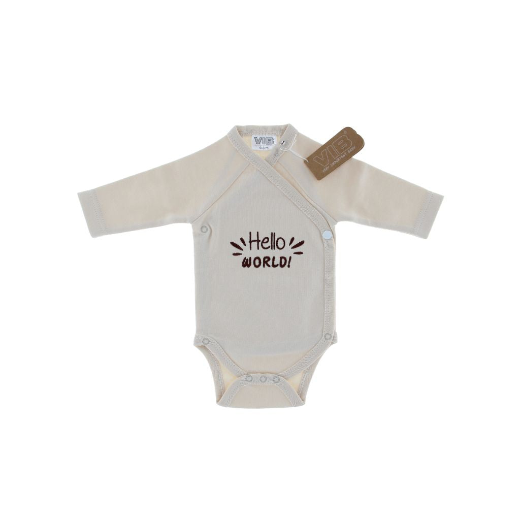 VIB Body "Hello World" Beige Unisexe 0-3 m