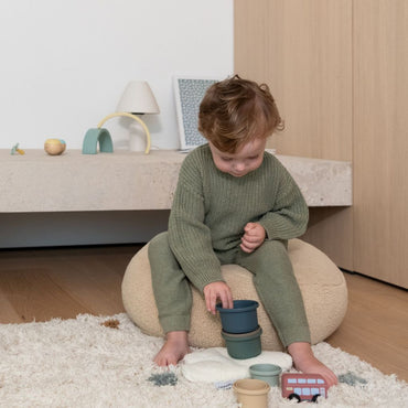 Doomoo Relax Cover Voor Borstvoedingskussen Teddy Biscuit