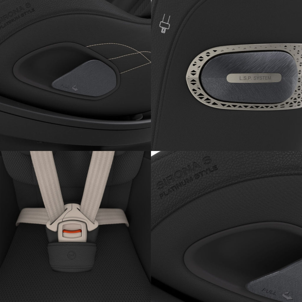 Cybex Siège-auto Sirona S Style Groupe 0+/1 Sepia Black