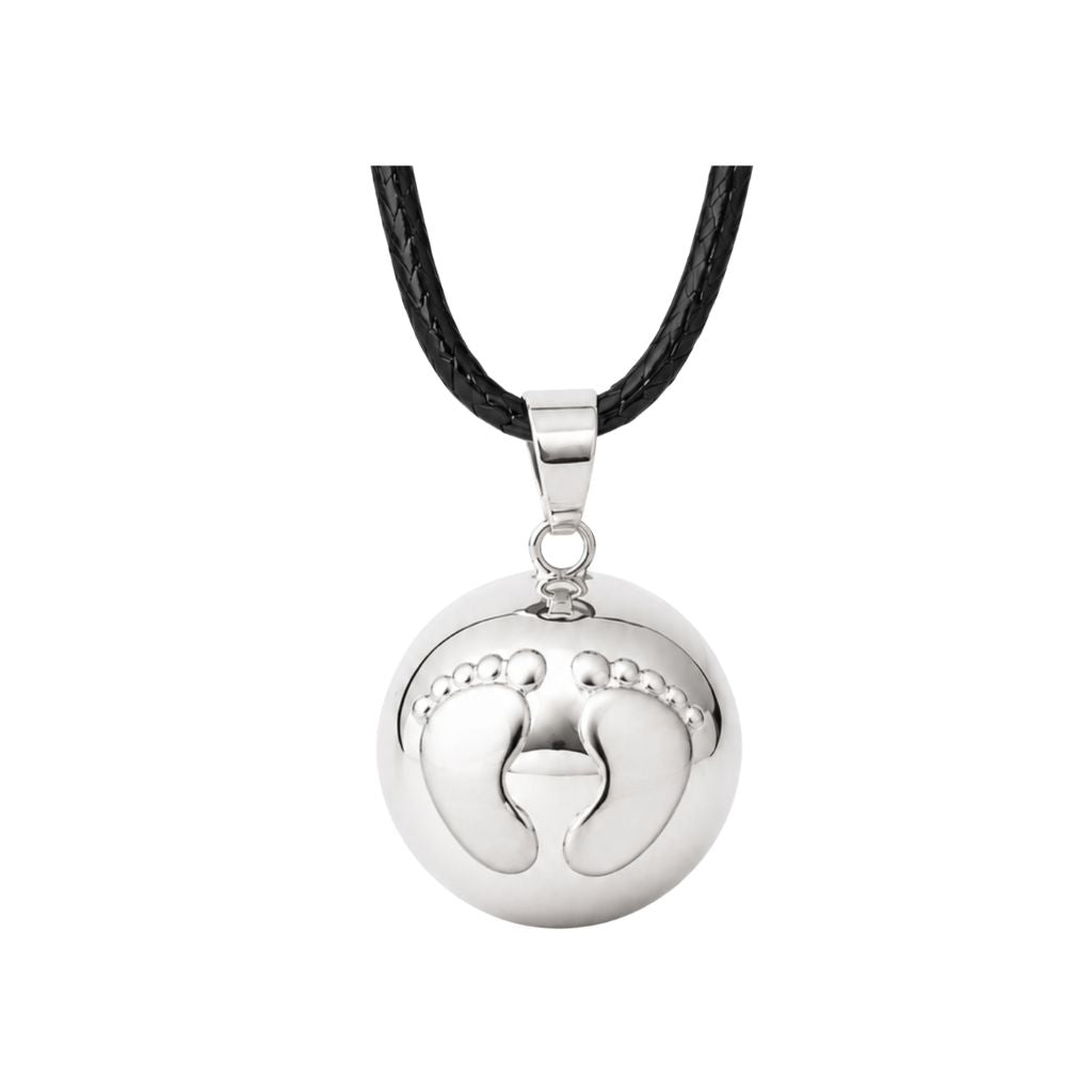 Bola De Grossesse Feet Silver