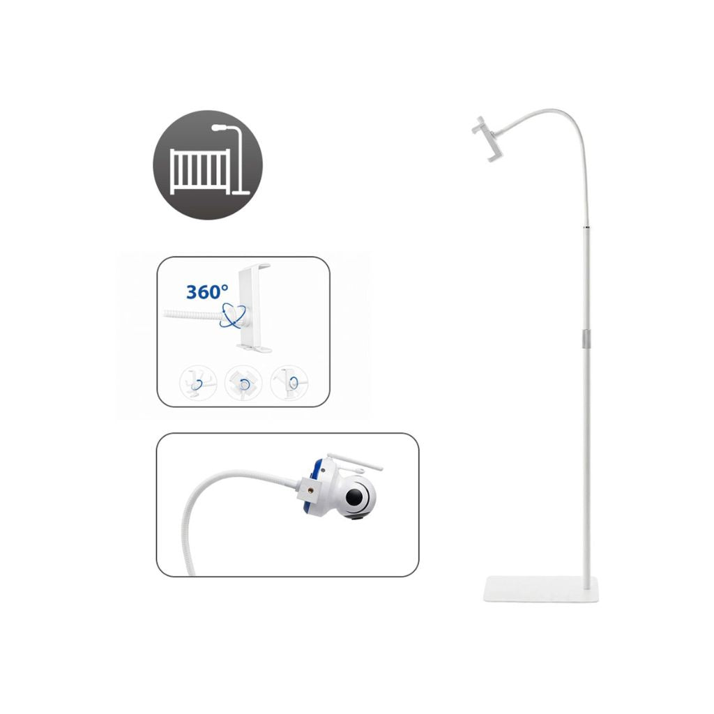 Luvion Babyfoonhouder Met Vloerstandaard White