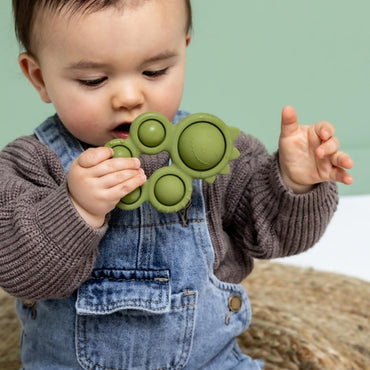 Trixie Jouet Pop-it En Silicone Mr. Dino Green