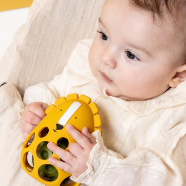 Trixie Hochet Sensoriel En Silicone Mr. Lion Yellow