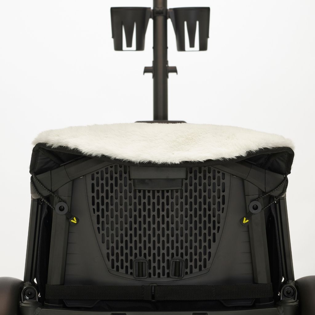 Veer Zitje Vegan Schapenvacht Voor Bolderkar Cruiser White