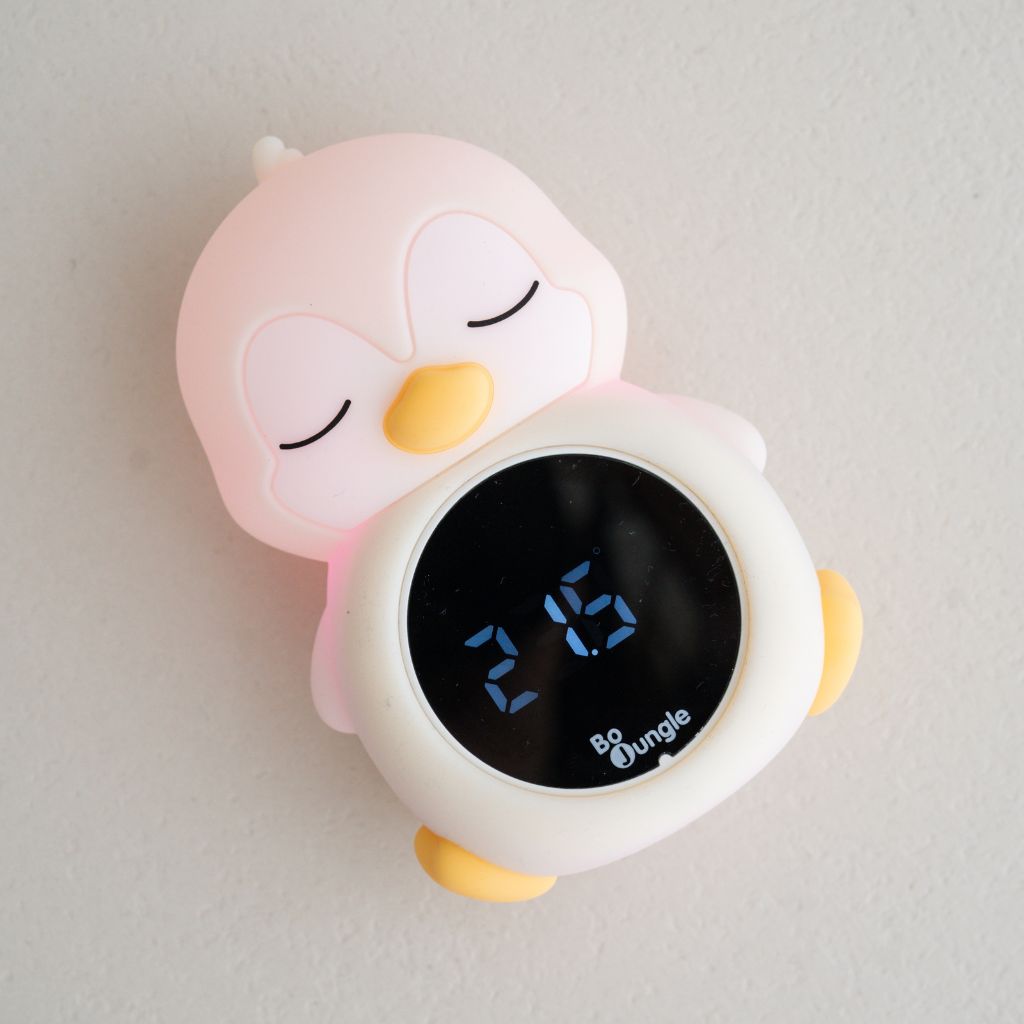 BoJungle 3-in-1 Digitale Bad / Slaapkamer Thermometer + Nachtlampje White