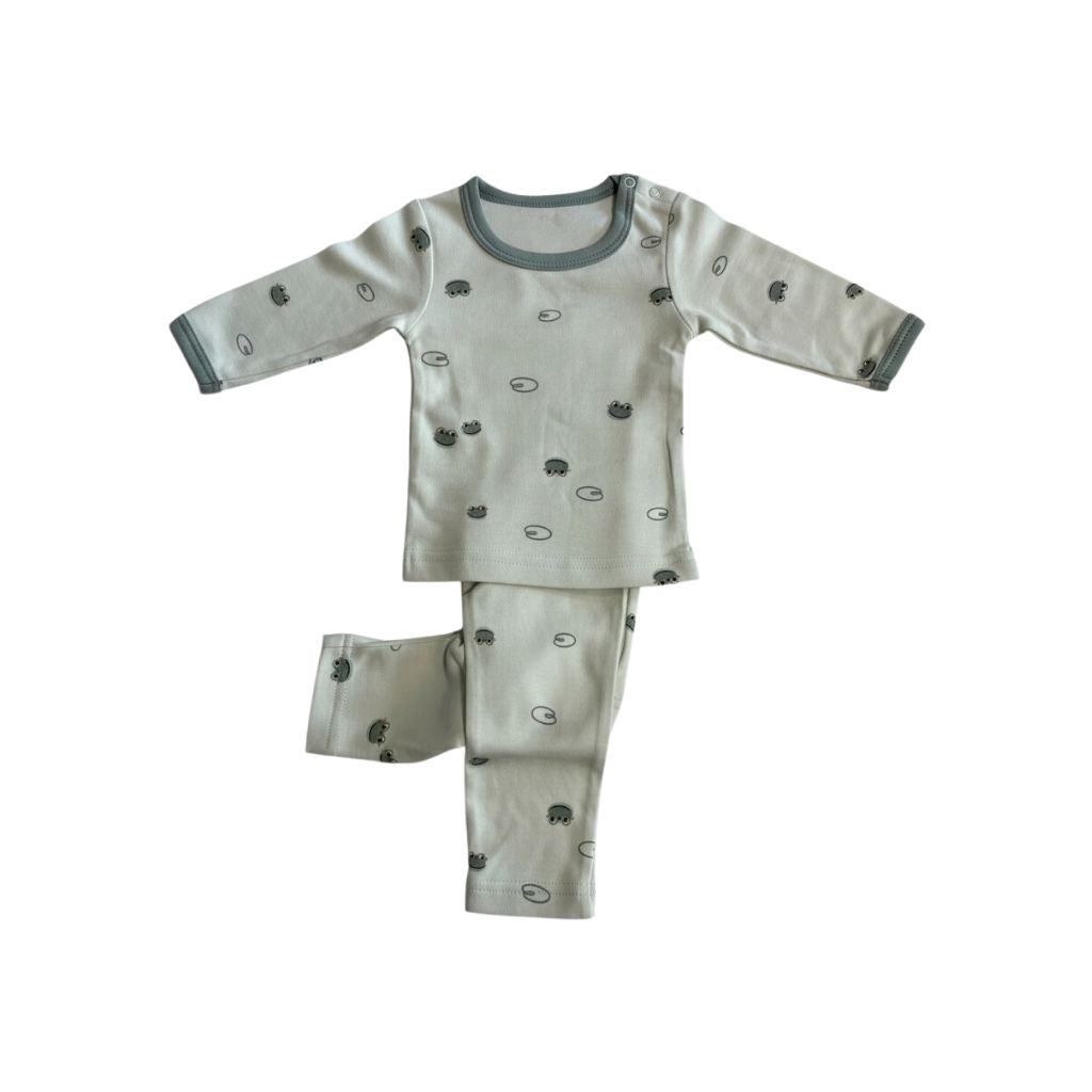 Dreambee Pyjama Oscar AOP Grenouille Vert - 2-Parties