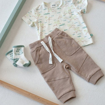 Feetje Pantalon You Croc my World Taupe