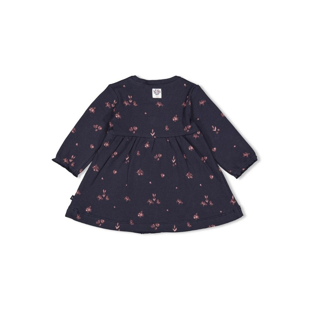 Feetje Jurk rib Swanlake Navy