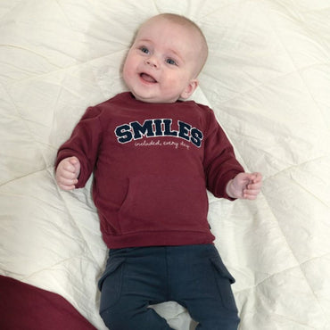 Feetje Sweater Built For Fun Garçons Bordeaux
