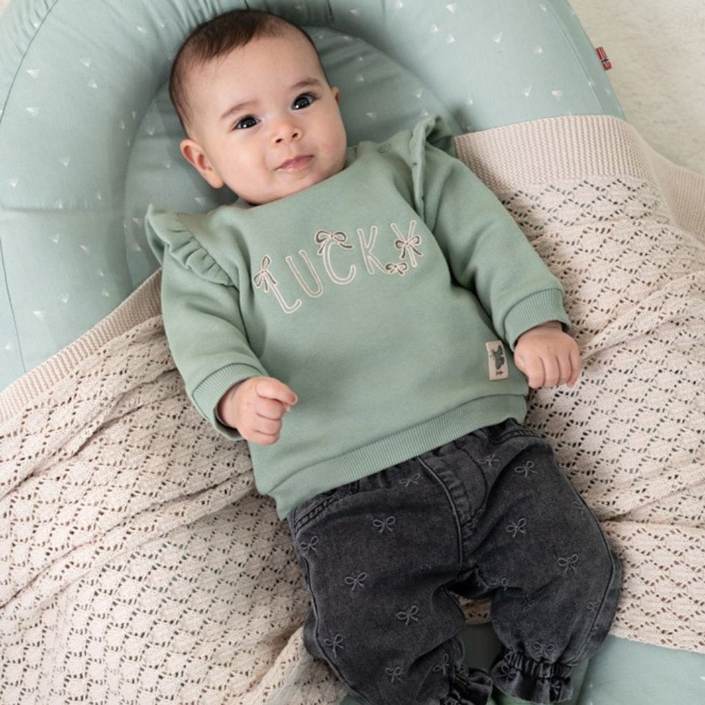 Feetje Pull Lucky Bloombird Filles Jade Green