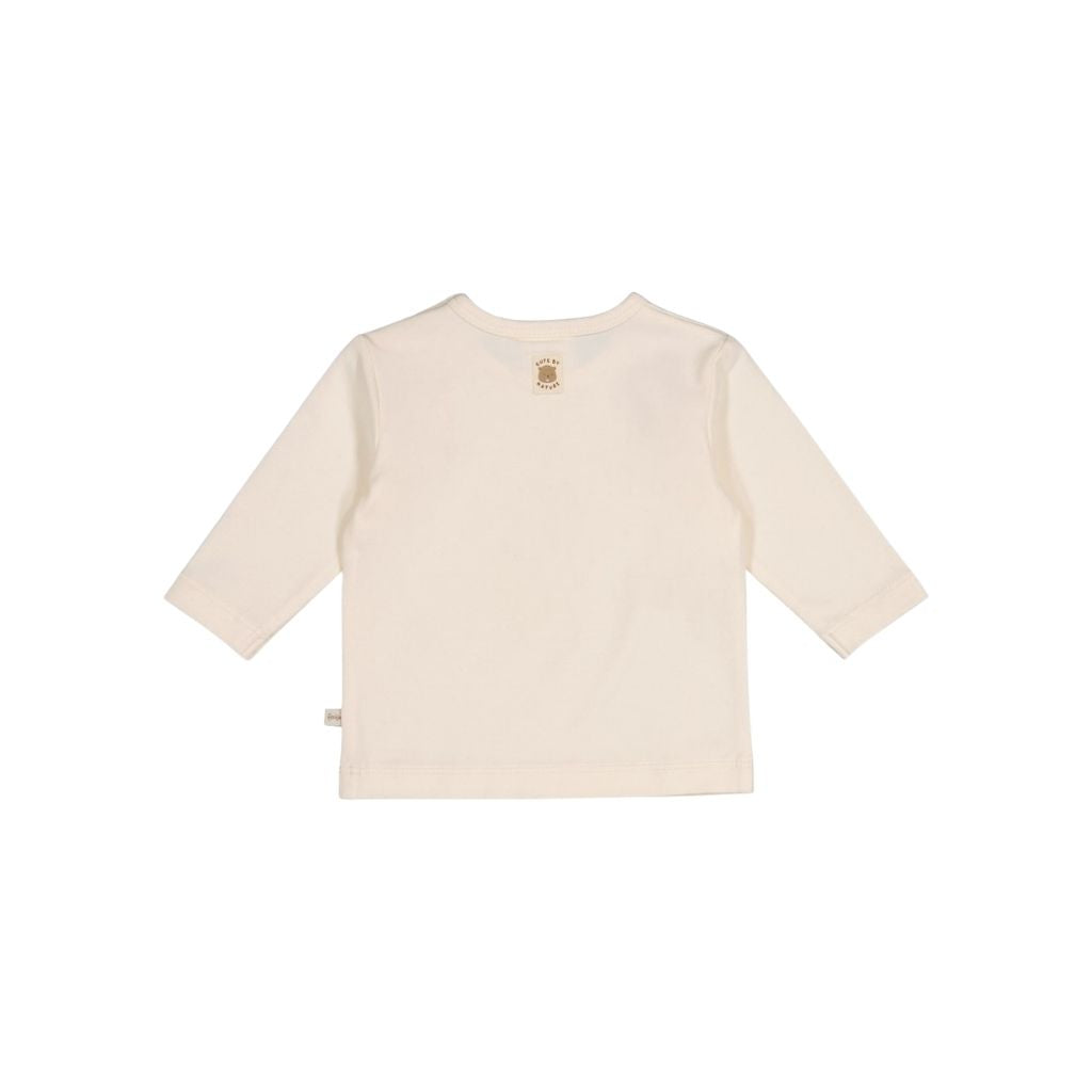 Feetje T-shirt à Manches Longues Tiny Timber Tales Garçons Offwhite