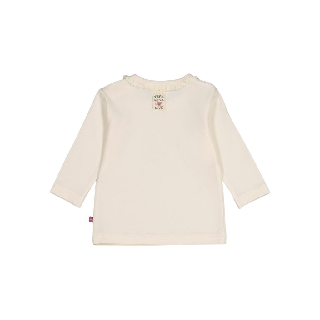 Feetje T-shirt à Manches Longues Afternoon Tea Filles Creme