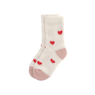 Lässig Chaussettes Terry Tennis GOTS Heart Multi – 3 paires