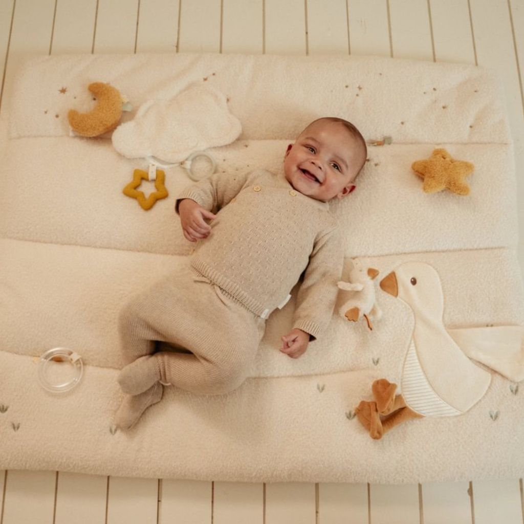 Little Dutch cardigan cache-cœur tricoté Soft Beige