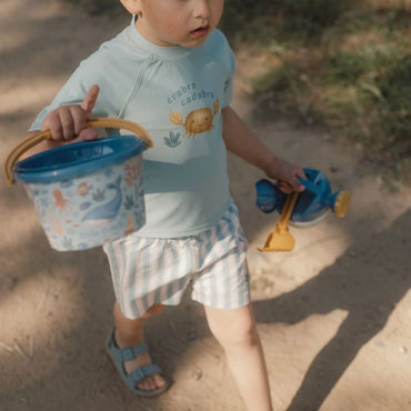 Little Dutch Zwemshort Ocean Surf Stripes Green